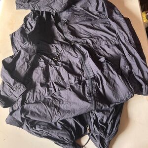 Torrid Navy blue Windbreaker Rain Jacket